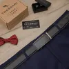 Cintura per pantaloni nera da uomo di TRESSARI, 125 cm, Anteprima dell’immagine prodotto 6