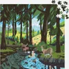 Galison Puzzle Lesná krajina 500 dielikov Náhľad obrázku produktu 3