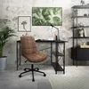 ML-Design Bürostuhl Braun, Kunstleder Sitzfläche, Produktbild-Vorschau 7
