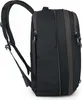 Side view of a black backpack with gray accents. Produktbild-Vorschau