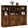 vidaXL Highboards 3 Stk. Räuchereiche Holzwerkstoff -  Produktbild-Vorschau 5