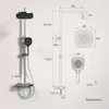 EMKE Système de douche avec thermostat, pomme de douche à Voir les images du produit 12