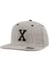 Urban Classics LETTER Snapback Cap - X heather grau M/L Produktbild-Vorschau 1