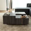 HOME DELUXE - Couchtisch NAYELI - Dunkle Holzoptik , Größe: Produktbild-Vorschau 4