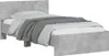 Bettgestell mit Kopfteil und LED-Leuchten Betongrau 100x200 Produktbild-Vorschau 5