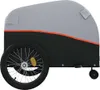 vidaXL Fahrradanhänger Schwarz und Orange 45 kg Eisen Produktbild-Vorschau 6
