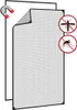 vidaXL Magnetická sieť proti hmyzu do okien antracit 80x140 Náhľad obrázku produktu 4