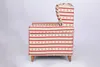 Polstersessel Loretta, ca. 86 x 81 x 105 cm – Rot gestreift Produktbild-Vorschau 4