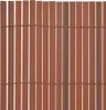 vidaXL Obojstranný záhradný plot z PVC 90 x 300 cm hnedý Náhľad obrázku produktu 2