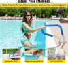 SucceBuy Pool Rail 32x23" 304 Acier inoxydable 250LBS Voir les images du produit 2