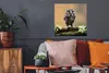 MuchoWow® Poster Steinkauz 50x50 cm - Wohnzimmerdekoration Produktbild-Vorschau 2