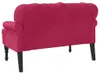 vidaXL Lavica s operadlom vínová červená 119,5x64,5x75 cm Náhľad obrázku produktu 5
