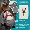MONZANA® Fußsack für Kinderwagen Baby Winter mit Handwärmer Produktbild-Vorschau 3