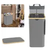 UISEBRT 140L Panier à linge pliable avec couvercle - Coffre Voir les images du produit 1