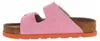 Rieker FSK Damen Pantoletten Hausschuhe rosa/orange 39 Produktbild-Vorschau 4