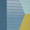 SCHÖNER LEBEN. Tischdecke geometrisch Retro Sechseck blau Produktbild-Vorschau 3