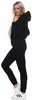 Damen Jogginganzug Freizeitanzug mit Kapuzenpullover;  Produktbild-Vorschau 2