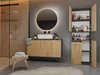 Koupelnový sloupek Nel s košem Antracit/Artisan Náhled obrázku produktu 5