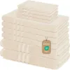 Lavea® Elena 10-teiliges Handtuch Set - 100% Baumwolle, 4x Produktbild-Vorschau 1