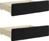vidaXL Tagesbett Ausziehbar mit Schubladen Schwarz 90x200 Produktbild-Vorschau 10