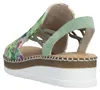 Rieker Damen Sandale Hochfront mit Blumenmuster leichter Produktbild-Vorschau 6