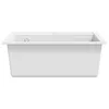 vidaXL Évier en granit simple bassin blanc Voir les images du produit 4