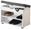 Kesper Schuhregal weiß grau Polyester MDF-Platte 30 cm x 60 Produktbild-Vorschau 2