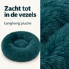 IvoQ Hondenmand Donut - Kattenmand - Zacht Pluche - Productafbeelding-voorbeeld 3