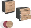 Küchenunterschrank Vicco Fame-Line Goldkraft Eiche 80 cm Produktbild-Vorschau 6