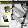 Craftfull Doppel-Klapptritt CF-131A | Aluminium-Trittleiter Produktbild-Vorschau 6