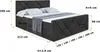 ALTDECOR Boxspringbett mit Fußteil, H4 Matratze und Topper Produktbild-Vorschau 6