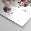 Bilder auf glas - Vogel Abstraktion - 50x50cm - Glasbilder Produktbild-Vorschau 5