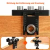 Bohrschablone,3-in-1 die Bohrschablone Möbelbau,Dübellöcher Produktbild-Vorschau 3