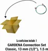 GARDENA 18011-20 GARDENA Gartenschlauchkupplung 1,5 m Productafbeelding-voorbeeld 9