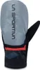 Lauf-Handschuh "Trail Gloves W" von La Sportiva in Grau und Schwarz mit rotem Akzent und praktischer Tasche. Produktbild-Vorschau