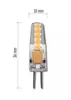 EMOS LED-Lampe 1,9W G4 12V Lichtfarbe: Tageslichtweiß Produktbild-Vorschau 17