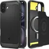 Spigen Rugged Armor MagSafe Case für iPhone 16, Schwarz Produktbild-Vorschau 1