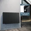 SONNI 630×1004 mm antracite radiatore a pannello a doppio Anteprima dell’immagine prodotto 1