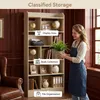 Bücherregal Bücherschrank 6 Fach, 24 x 80 x 170 cm, Produktbild-Vorschau 2