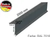 Dach-Blech-Winkel Dach-Abschluss-Blech Ortgang-blech Alu Produktbild-Vorschau 1