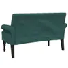 vidaXL Sitzbank mit Rückenlehne Dunkelgrün 120x62x75,5 cm Produktbild-Vorschau 6