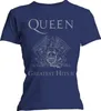 Queen Greatest Hits II Blue XL T-Shirt Produktbild-Vorschau 1