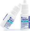 Two bottles of eye drops are shown against a white background. One bottle is leaning against the other. Produktbild-Vorschau