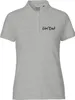 Huuraa Damen Polo Shirt Girl Dad Schriftzug M Sport Grey Produktbild-Vorschau 1