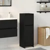 vidaXL Kúpeľňová skrinka s dvierkami čierny dub 30 x 30 x Náhľad obrázku produktu 3