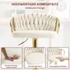 WOLTU Barhocker, Samtstuhl mit geflochtener Rückenlehne, Produktbild-Vorschau 6