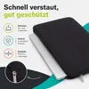 14 Zoll Laptop Tasche Notebooktasche Schwarz Notebook Produktbild-Vorschau 5