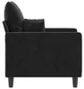vidaXL Sessel Schwarz 60 cm Samt Produktbild-Vorschau 4