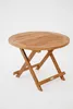 Rondo Teak Klapptisch – Ø 60 cm – Zusammenklappbarer Produktbild-Vorschau 3