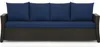 Gartenkissen Set blau – 170x60 + 4x50x56 cm Gartenkissen Produktbild-Vorschau 1